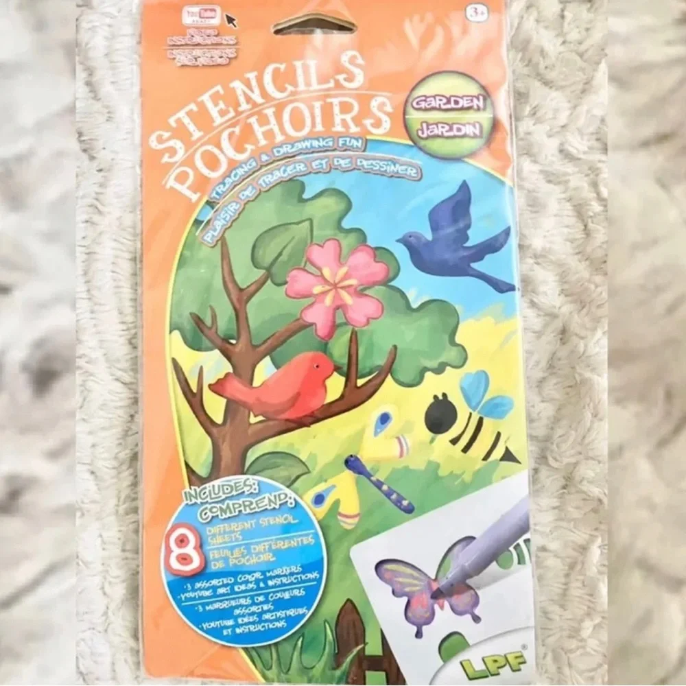 💞 New Garden Stencil Art Set